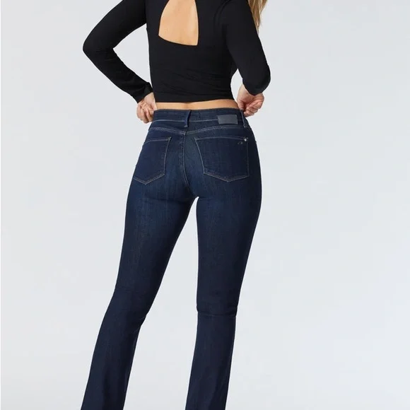 Mavi Bella Low Rise Slim  Boot -Cut Jeans NWT - Picture 3 of 12